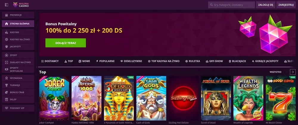 malina-casino-online-strona-glowna